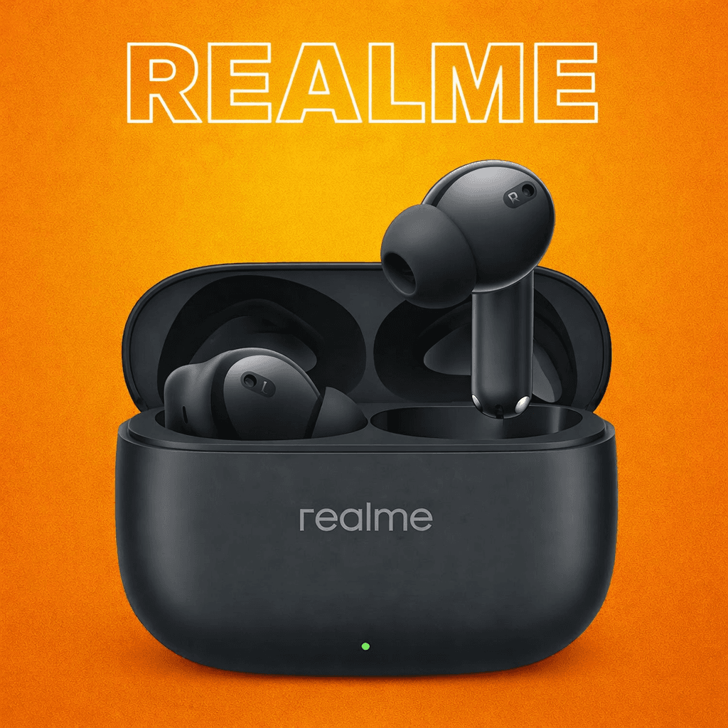 Realme Buds T310 {Single Parts} Replacement Left/Right Earbud & Charging Case — Left side / White - image 1