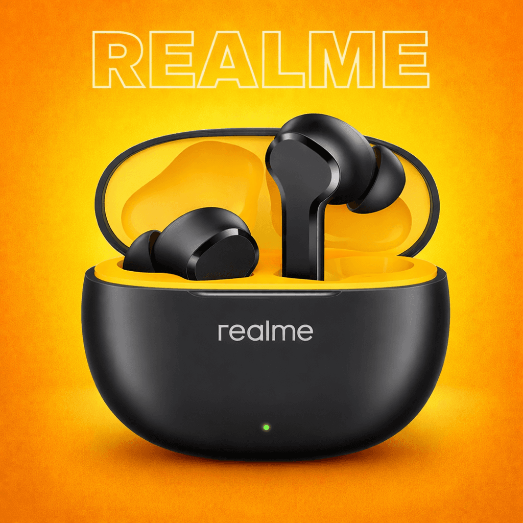 Realme Techlife Buds T110 {Single Parts} Replacement parts Replacement Left/Right Earbud & Charging Case — Left & Right side / Blue - image 1