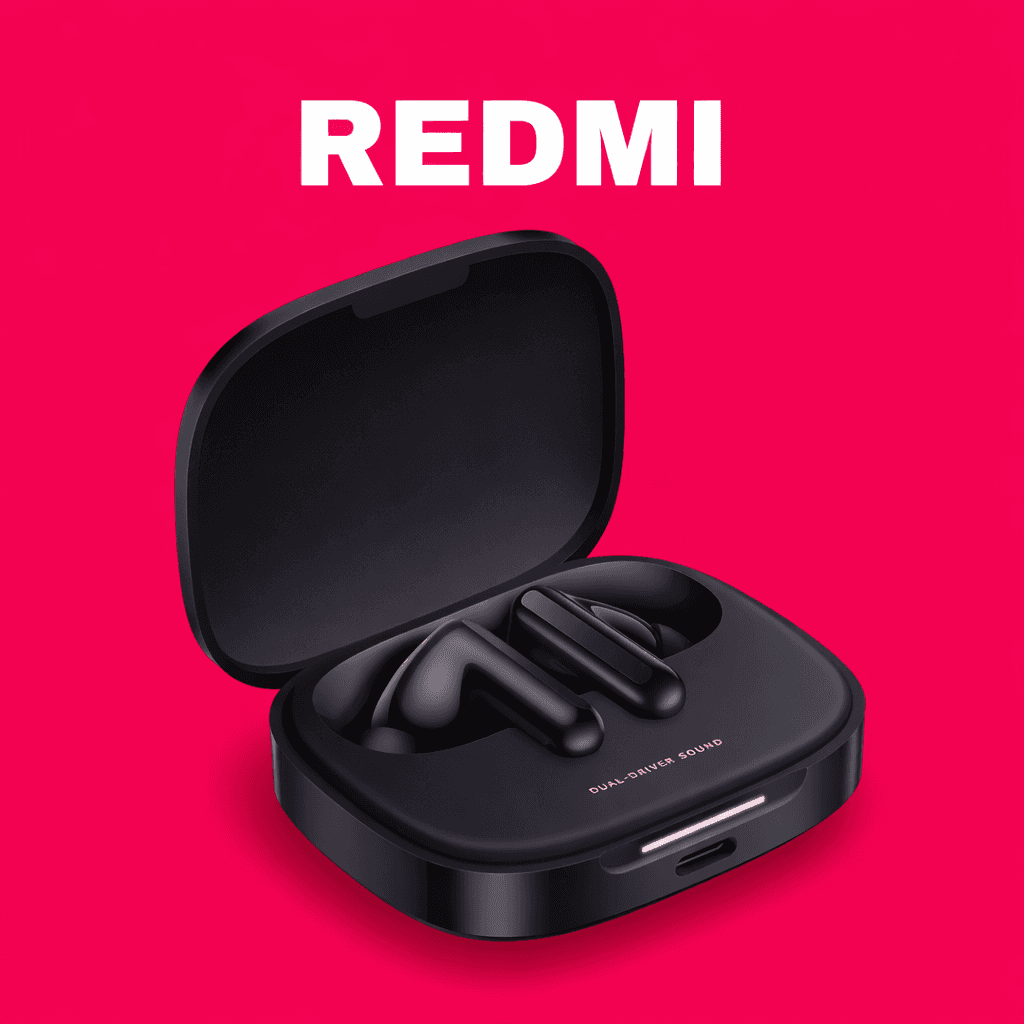 Redmi Buds 6 Replacement Parts Replacement Left/Right Earbud & Charging Case — left side / Black - image 1