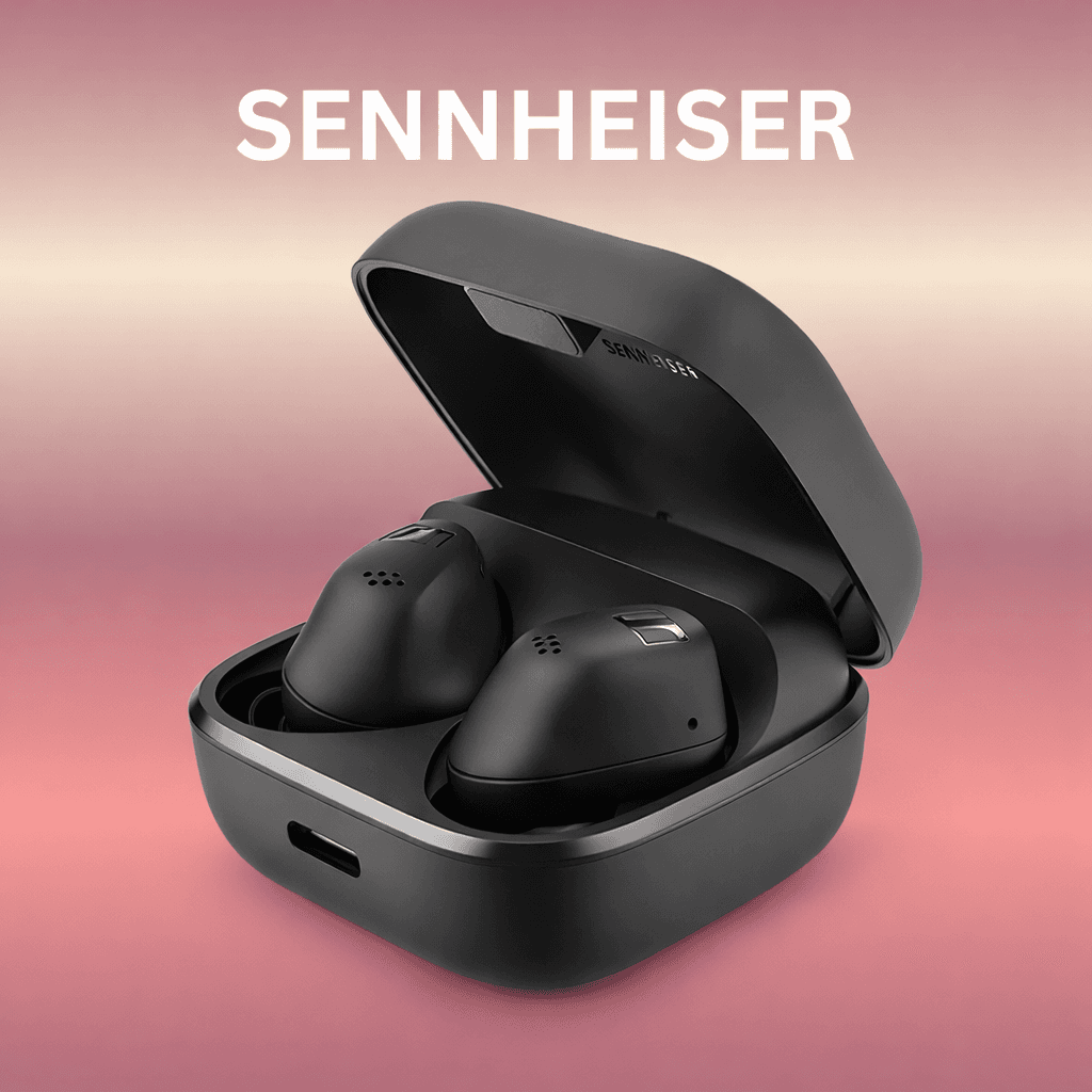 Sennheiser ACCENTUM True Wireless Replacement Left/Right Earbud & Charging Case — White / Left side & Right side (Both) - image 1
