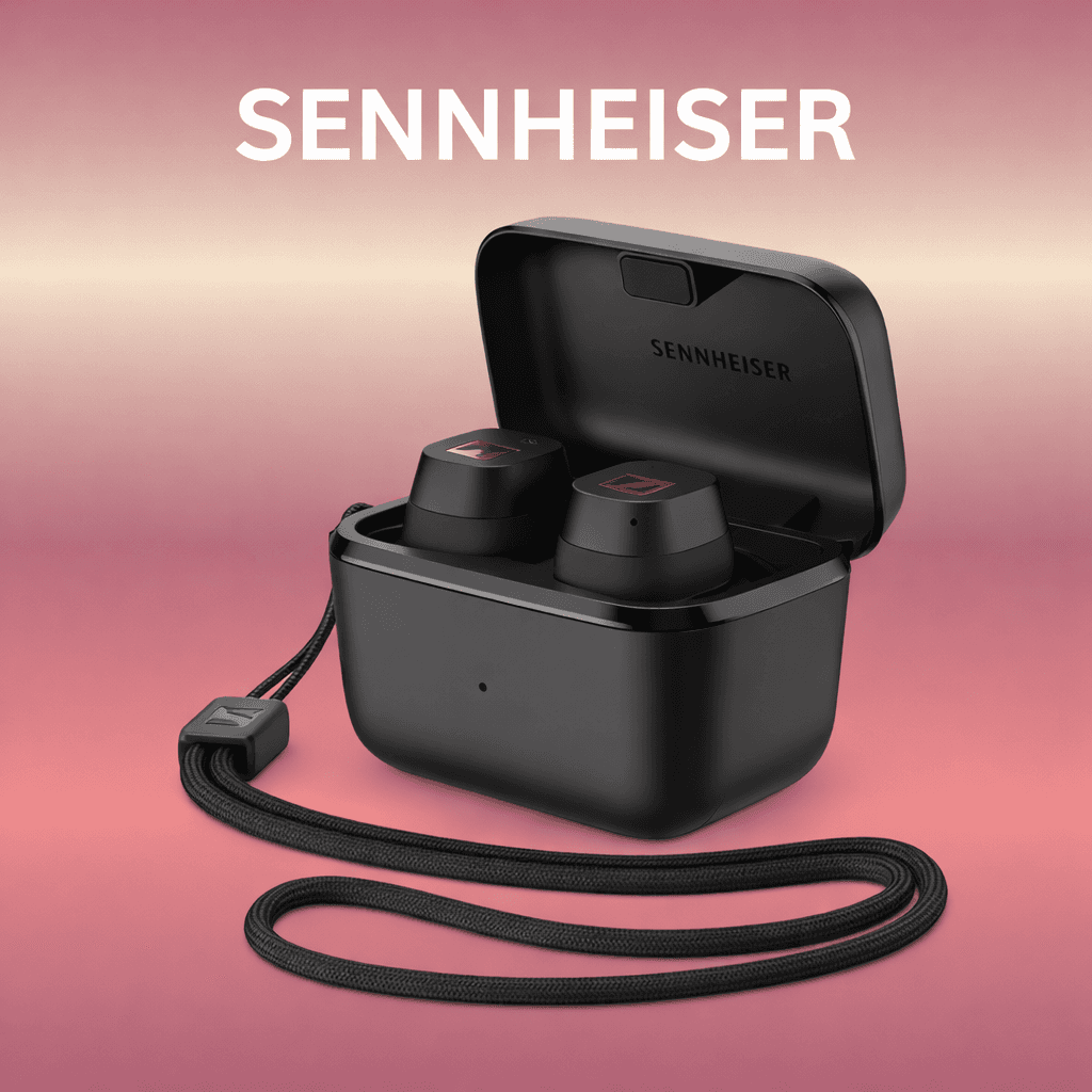 Sennheiser SPORT True Wireless Replacement Left/Right Earbud & Charging Case — Black / Left side & Right side (Both) - image 1