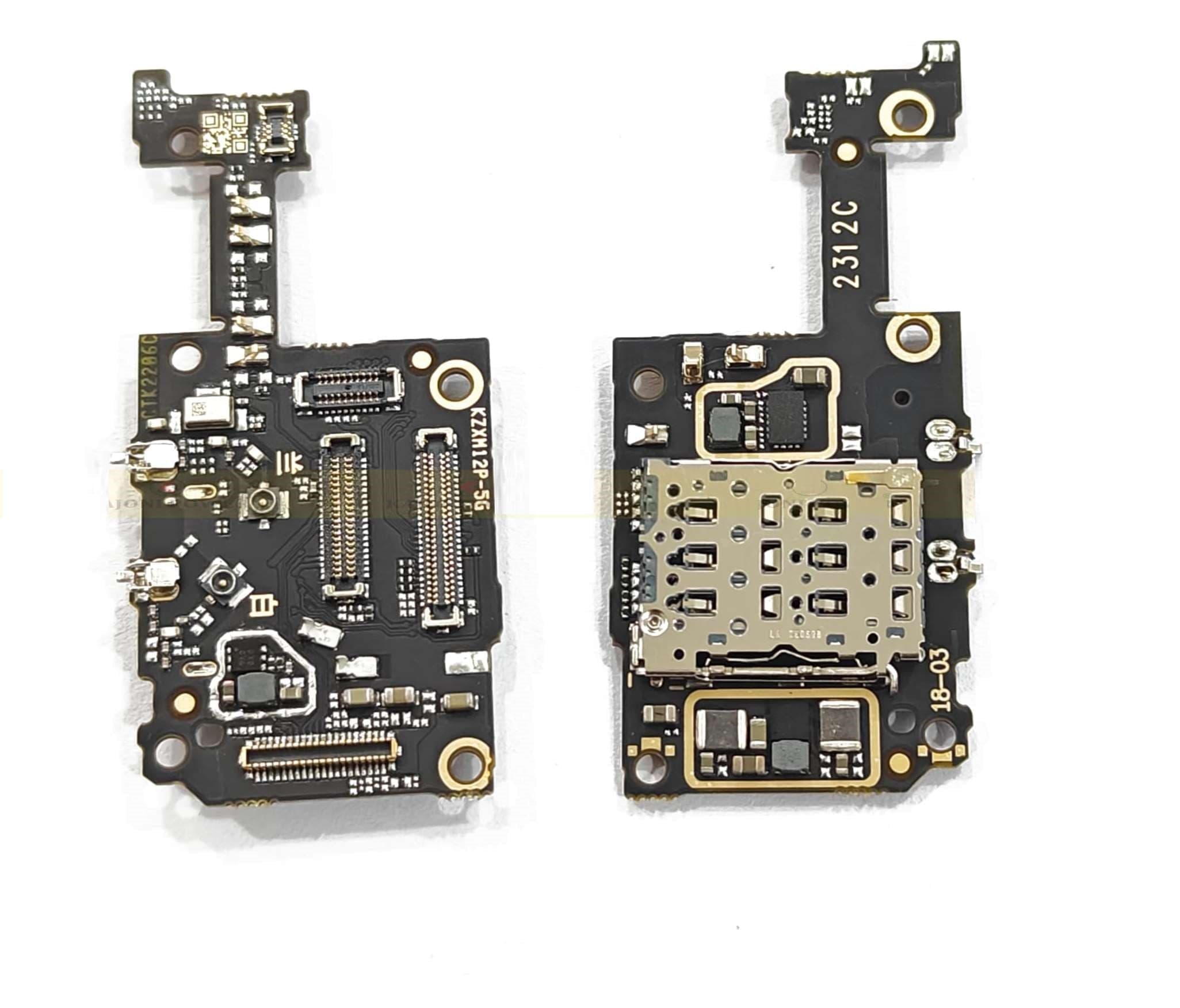 Sim Card Reader Mic Board Flex for Xiaomi Mi 12 Pro - image 1