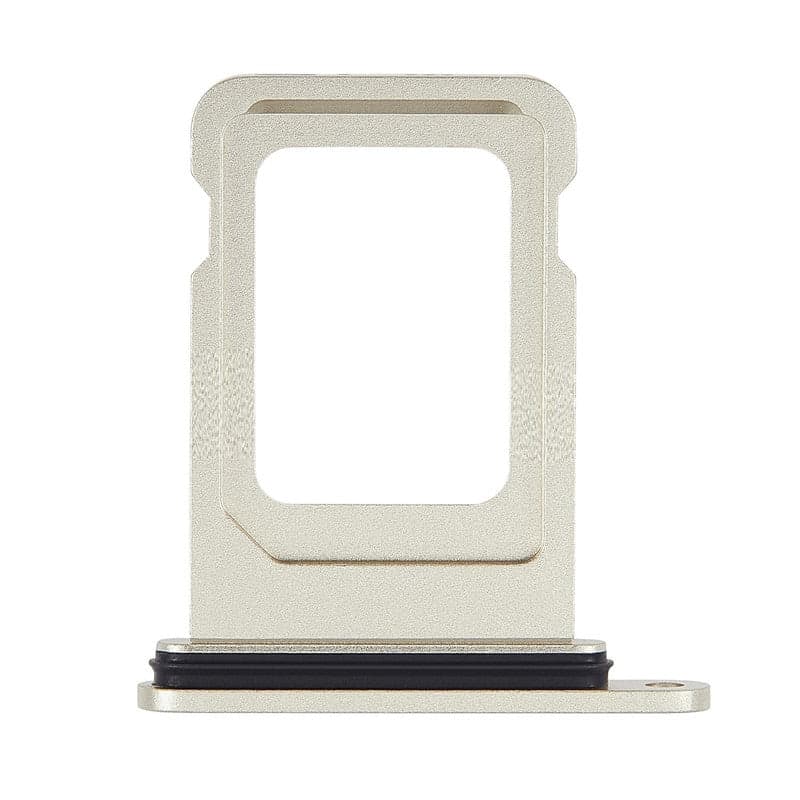 Sim Tray Slot Holder for Apple iPhone 15 Plus Silver - image 1