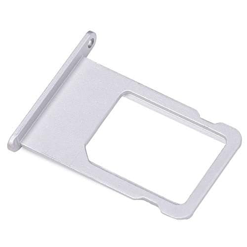 Sim Tray Slot Holder for Apple iPhone 6 Silver - image 1