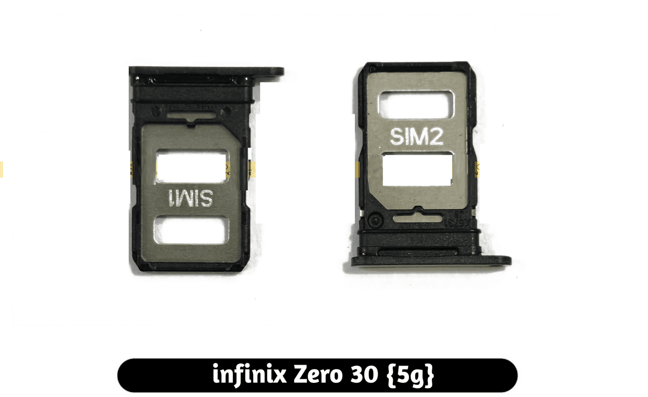 Sim Tray Slot Holder for Infinix Zero 30 5g X6731 Black - image 1