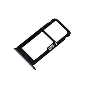Sim Tray Slot Holder for Nokia 6.1 Plus Black - image 1
