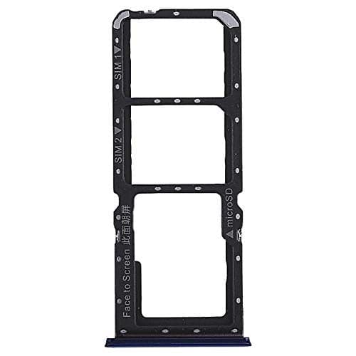 Sim Tray Slot Holder for Oppo K1 Blue - image 1