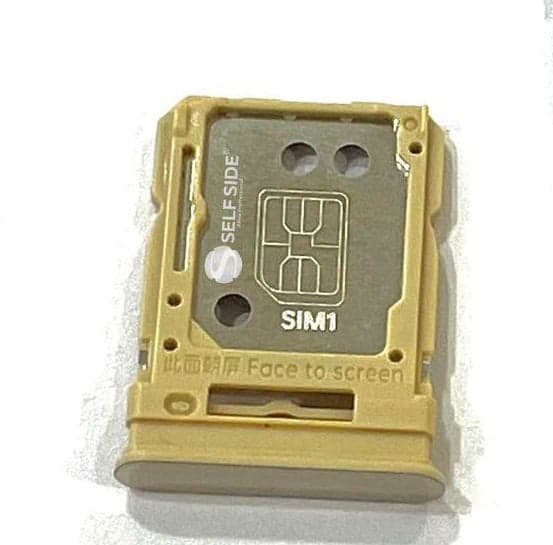 Sim Tray Slot Holder for Realme 12 Plus 5G Gold - image 1