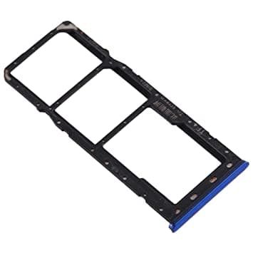 Sim Tray Slot Holder for Realme 3 Blue - image 1