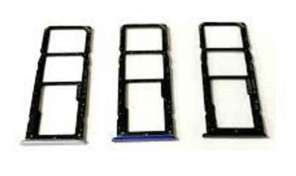 Sim Tray Slot Holder for Realme 7 Pro Black - image 1