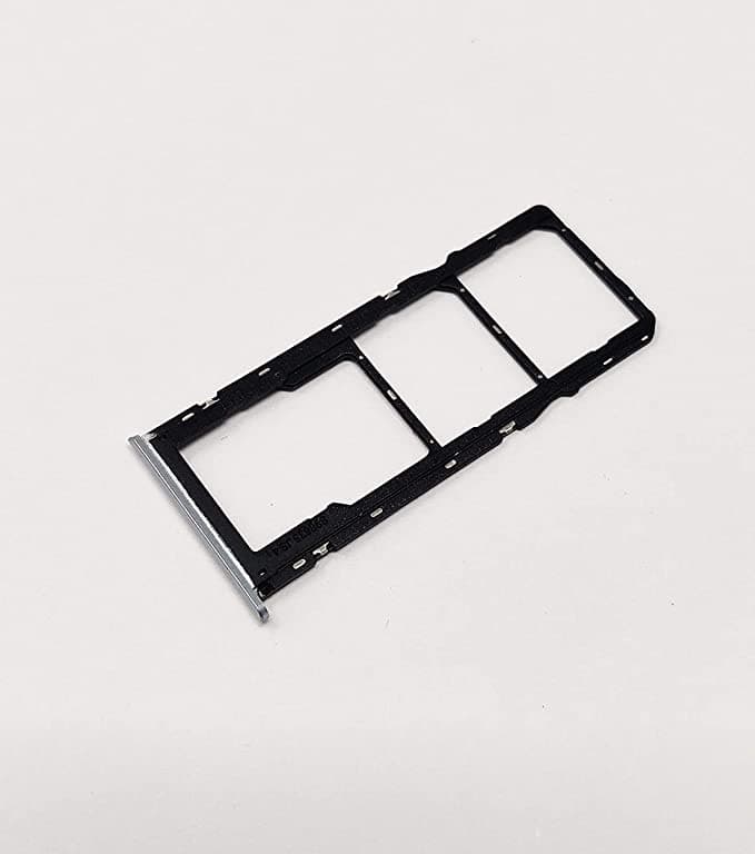 Sim Tray Slot Holder for Realme Narzo 30 Silver - image 1
