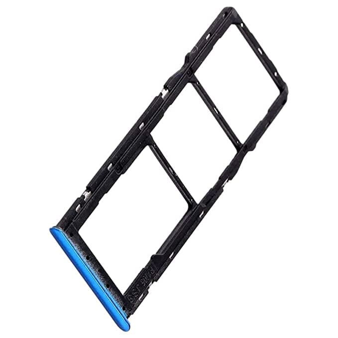 Sim Tray Slot Holder for Realme Narzo 30A Blue - image 1