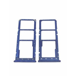 Sim Tray Slot Holder for Samsung Galaxy A10 Blue - image 1