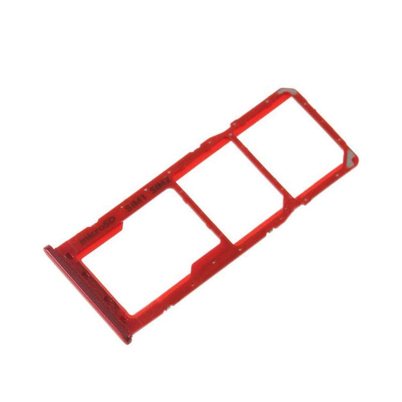 Sim Tray Slot Holder for Samsung Galaxy A10 Red - image 1