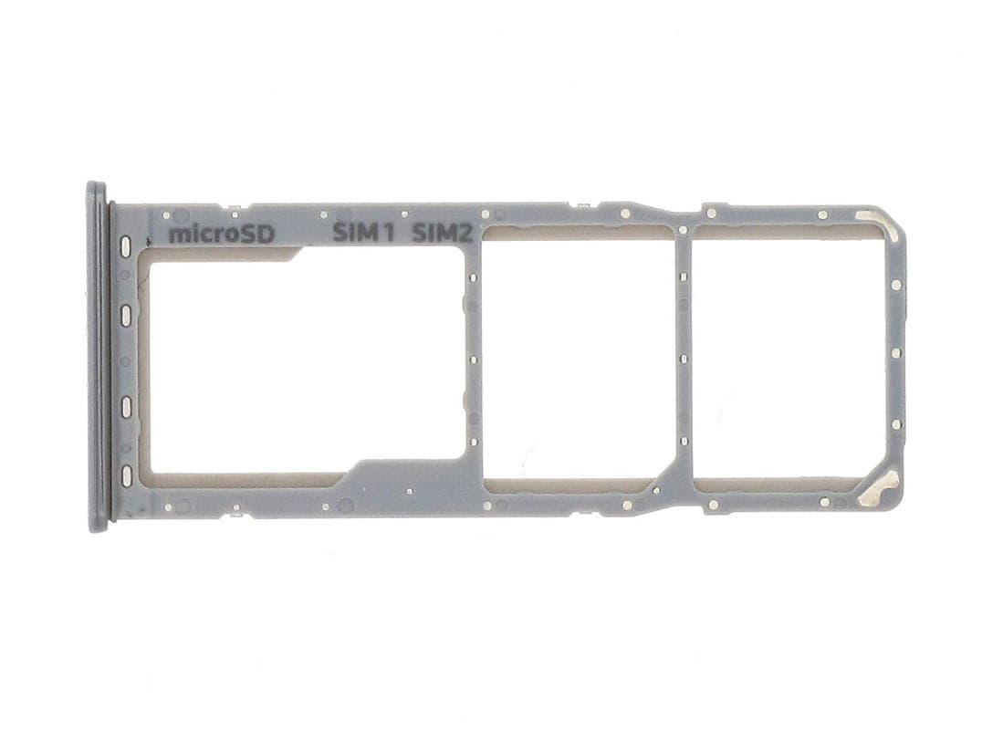 Sim Tray Slot Holder for Samsung Galaxy A10S Silver - image 1