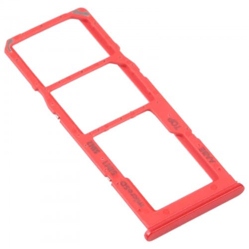 Sim Tray Slot Holder for Samsung Galaxy A12 Red - image 1