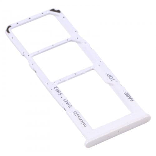 Sim Tray Slot Holder for Samsung Galaxy A12 White - image 1