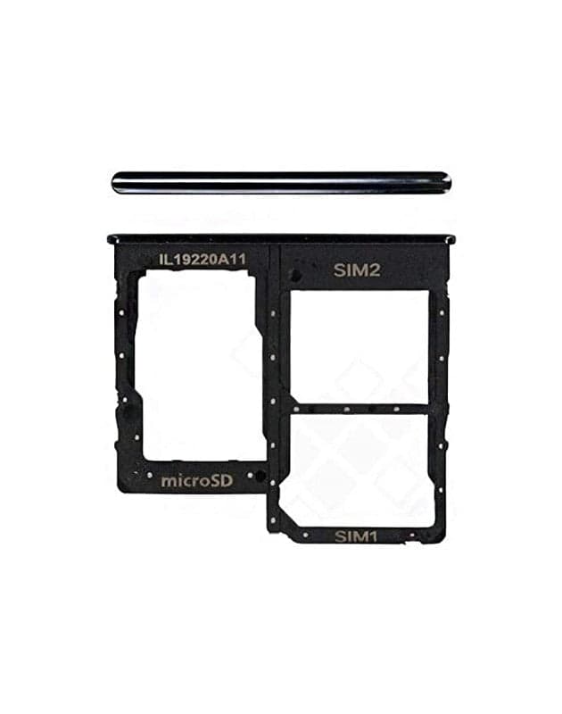 Sim Tray Slot Holder for Samsung Galaxy A31 Black - image 1