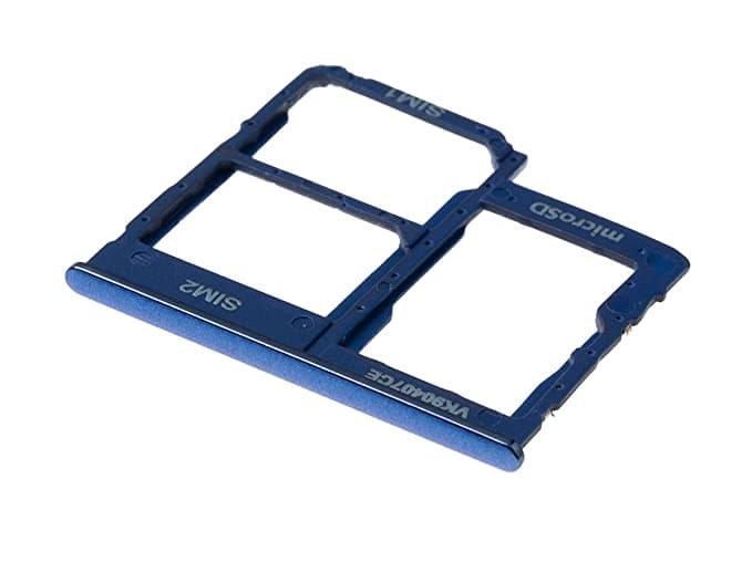 Sim Tray Slot Holder for Samsung Galaxy A31 Blue - image 1