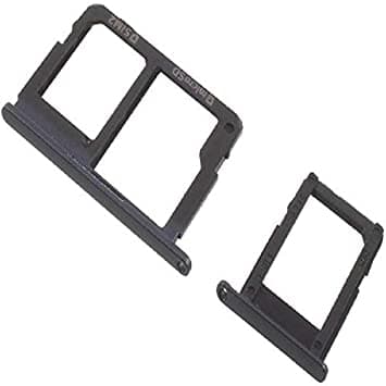 Sim Tray Slot Holder for Samsung Galaxy A6 Plus Black - image 1
