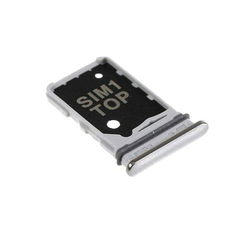 Sim Tray Slot Holder for Samsung Galaxy A80 Silver - image 1