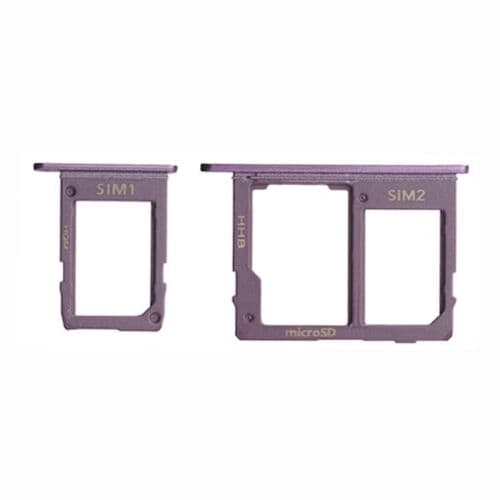 Sim Tray Slot Holder for Samsung Galaxy J6 2018 Violet - image 1