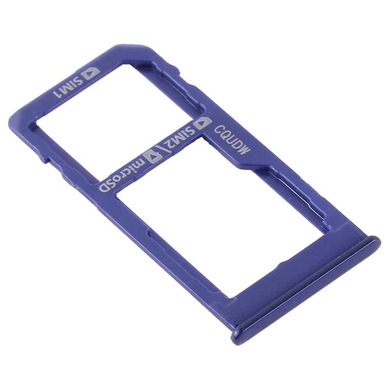 Sim Tray Slot Holder for Samsung Galaxy M40 Blue - image 1