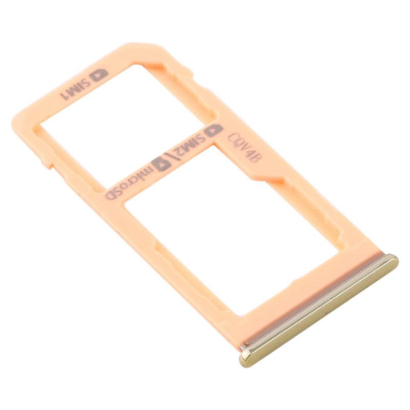 Sim Tray Slot Holder for Samsung Galaxy M40 Orange - image 1