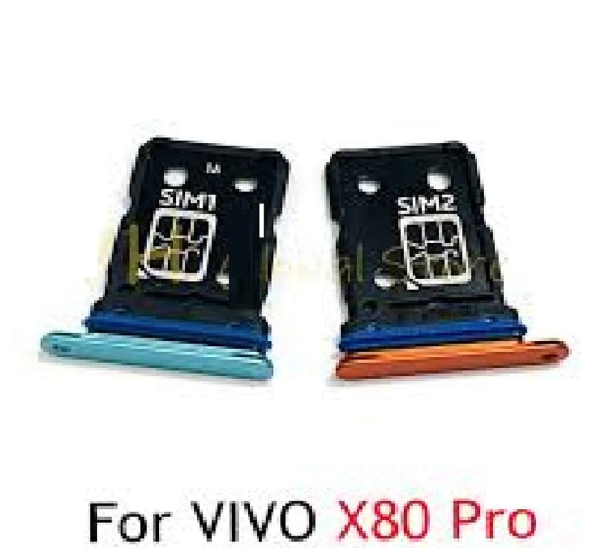 Sim Tray Slot Holder for Vivo X80 Pro Orange - image 1