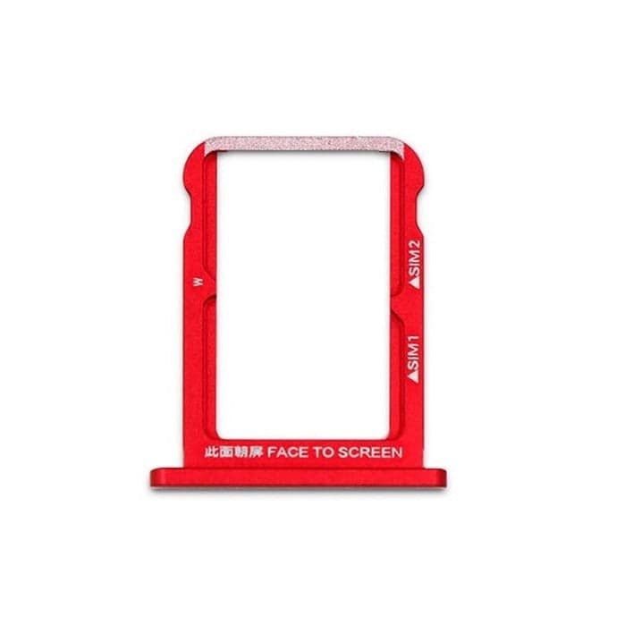 Sim Tray Slot Holder for Xiaomi Mi A2 Red - image 1