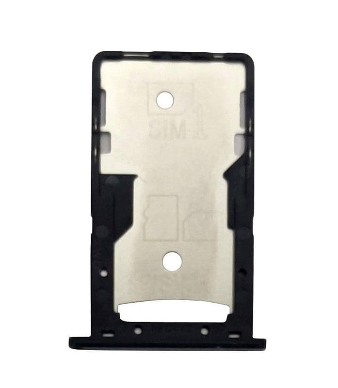 Sim Tray Slot Holder for Xiaomi Redmi 4A Black - image 1