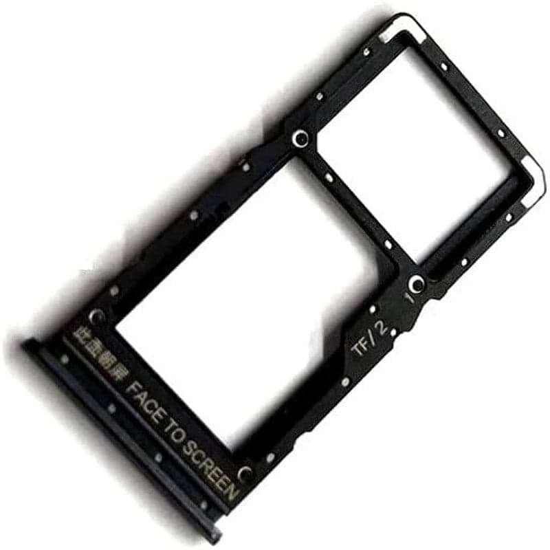 Sim Tray Slot Holder for Xiaomi Redmi Note 10T 5G Black - image 1