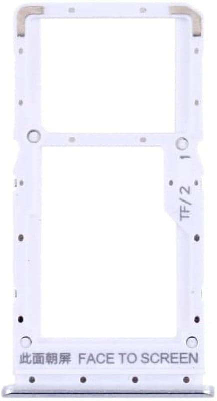 Sim Tray Slot Holder for Xiaomi Redmi Note 10T 5G White - image 1