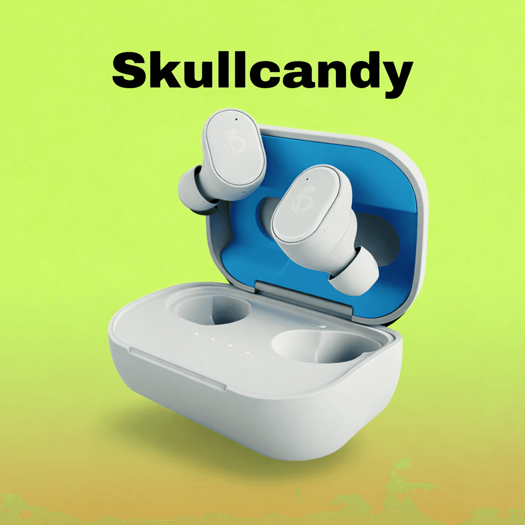 Skullcandy Grind {Single Parts} Replacement Left/Right Earbud & Charging Case — Both Side / Blue - image 1