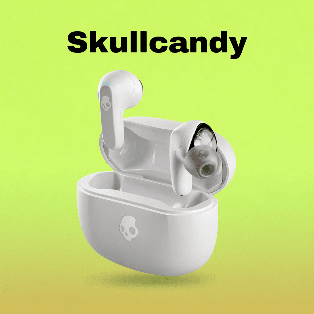 Skullcandy Rail ANC – Replacement Parts (Pair / Charging Case) Replacement Left/Right Earbud & Charging Case — Both Side / White - image 1