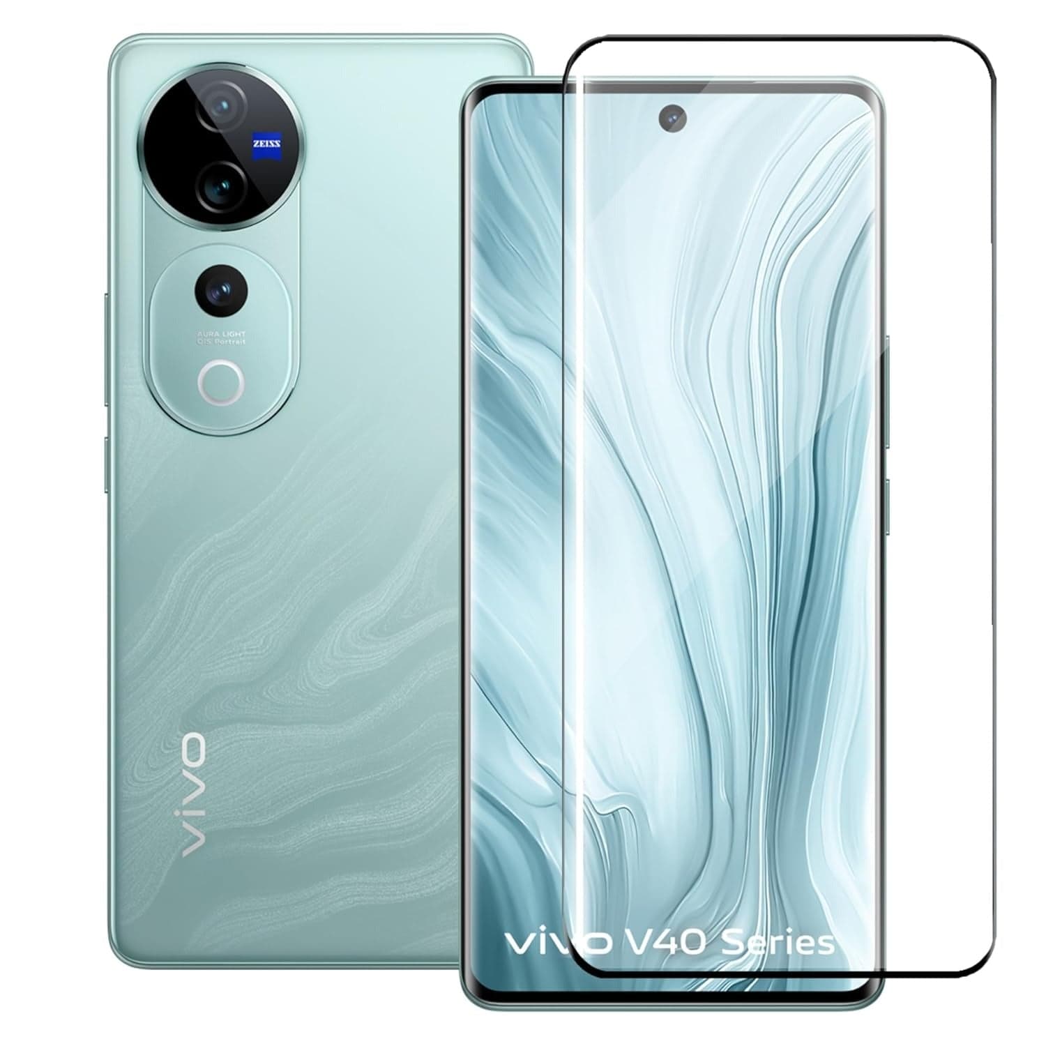UV Curve Tempered Glass Screen Protector for Vivo V40 – Anti-Static, 30-Second Easy Installation, Full Screen Coverage" - image 1