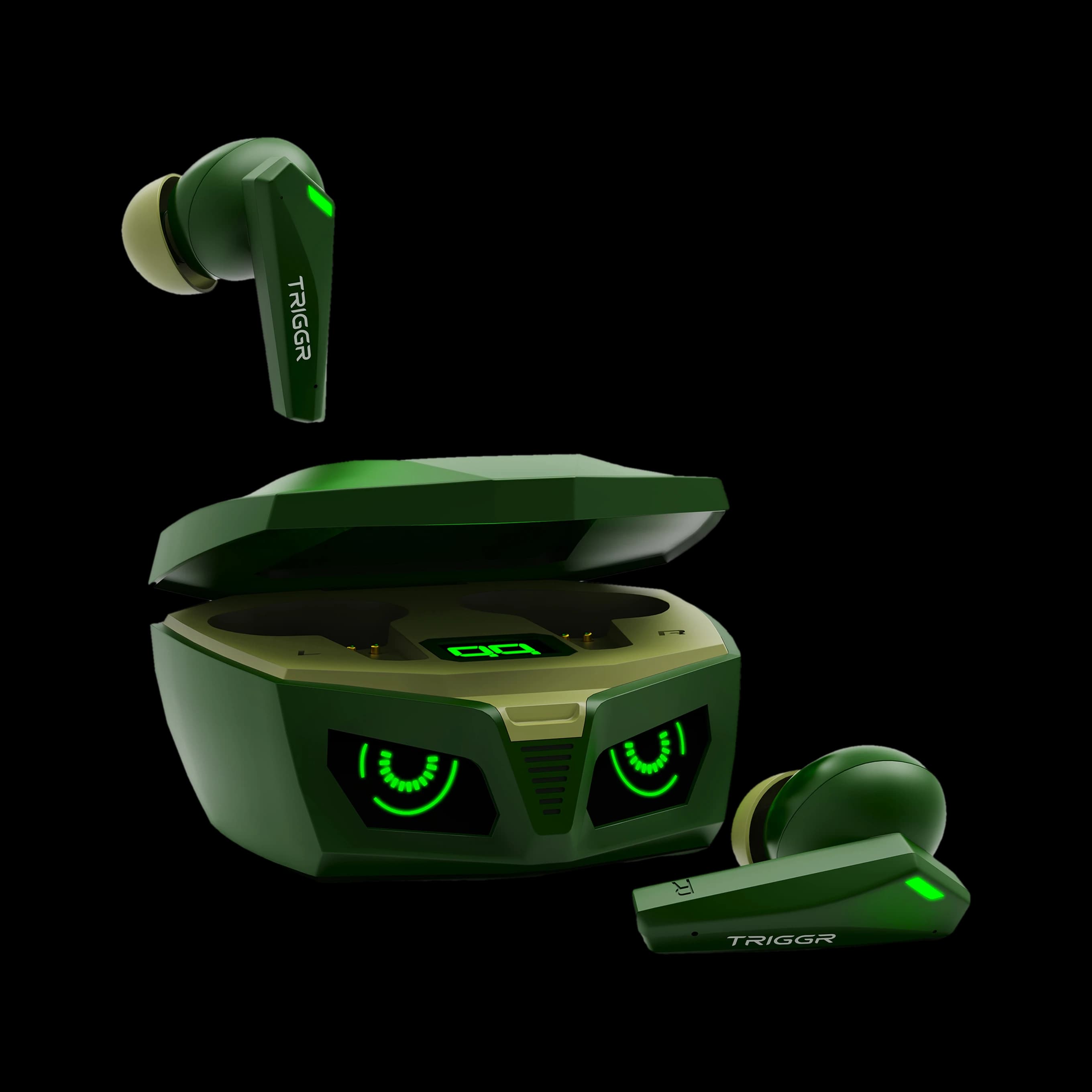 Triggr Kraken X1 Plus Replacement — Both Earbuds (Pair) / Jungle Green - image 1