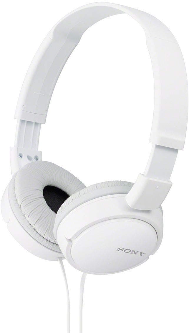 Sony MDR-ZX110A Wired On Ear Headphone without Mic ( White ) - image 1
