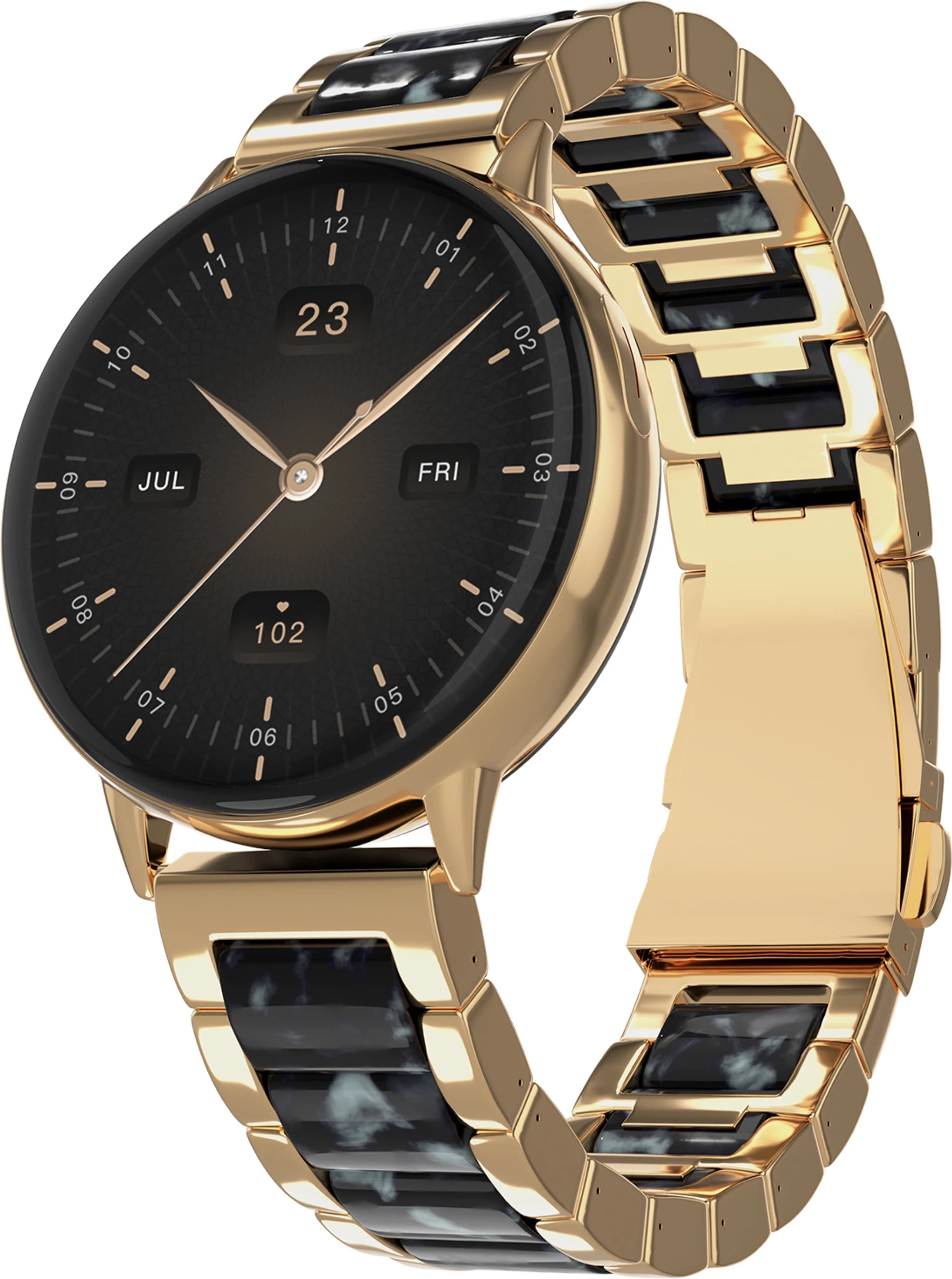 lifelong amber 1.39 premium luxury women amoled display bt calling smartwatch - image 1