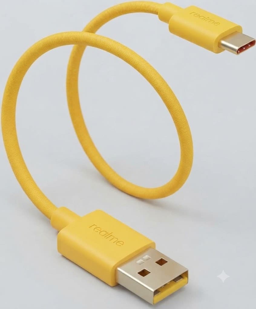 Realme Type-C Short Charging Cable for Neckbands & Earbuds - image 1